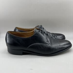 Crockett & Jones Woodstock 2 Shoes Men's Size 10 E US, 9 UK Black Leather Oxford